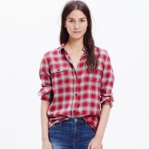 Madewell Fairfax Plaid Ex-Boyfriend Shirt